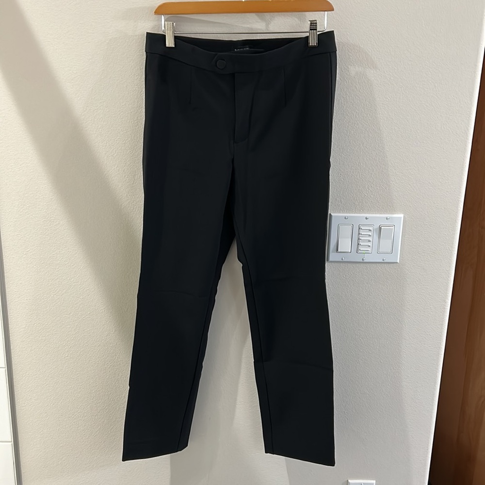 Banana republic sloane (?) sculpt pant, black 10, cropped